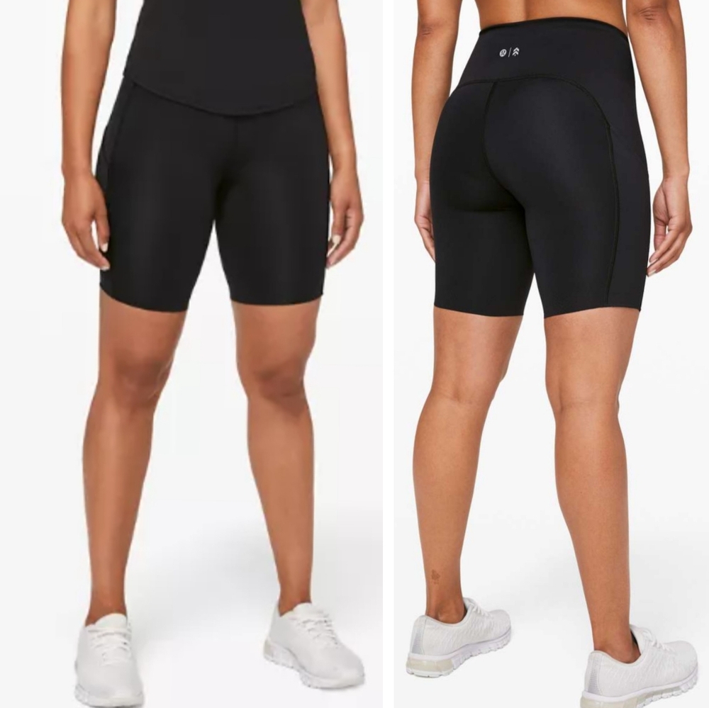 Lululemon x Barrys High Rise Biker Shorts Stronger as One 8 Inch